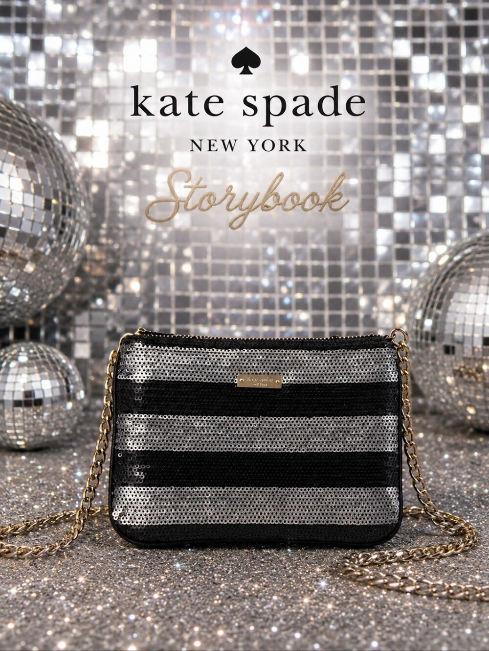 Kate Spade Storybook Sequin Mini Bag